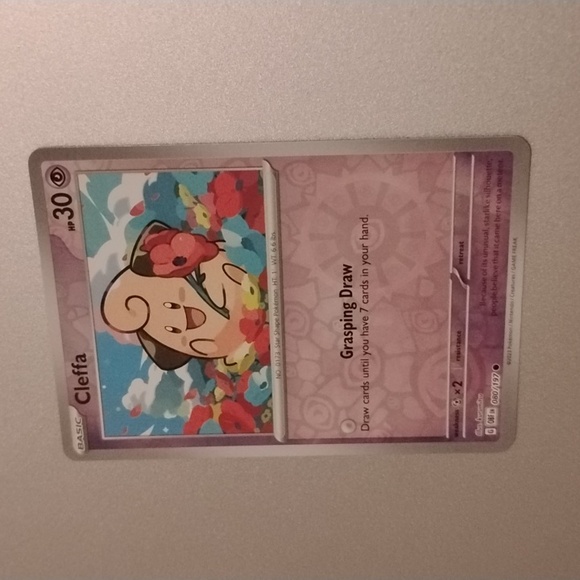 pokemon cleffa card Credit Card Skin Fairy Ability Excitable Draw Once during your turn (before your attack) Cleffa orica Pokmon gx vstar